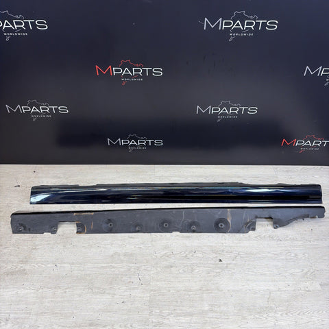 01-06 BMW E46 M3 Rocker Panel Side Skirts OEM Carbon Black *Notes*