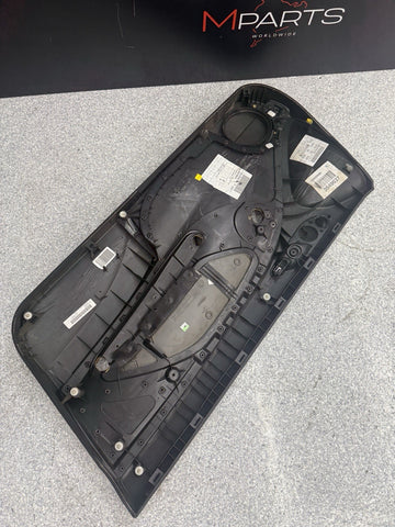 01-06 BMW E46 M3 FRONT LEFT DRIVER SIDE DOOR PANEL CARD CINNAMON OEM