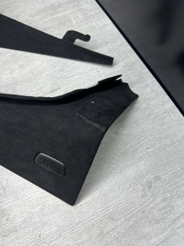 Alcantara OEM C Pillars Trims Covers Panels 51438076105 BMW M8 M850i F92 G15