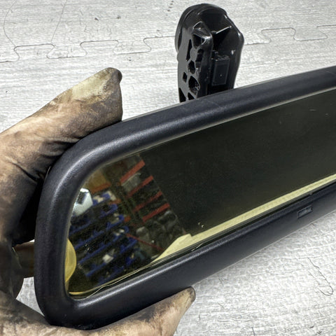 01-06 BMW E46 M3 Rectangle Rearview Rear View Mirror SOS *Yellow Glass