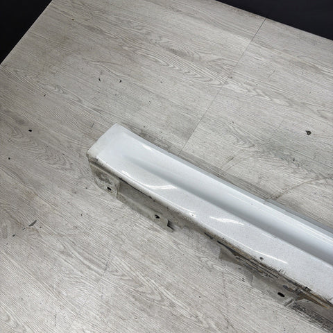 08-13 BMW E92 E93 M3 OEM Left Side Skirt Rocker Panel Alpine White