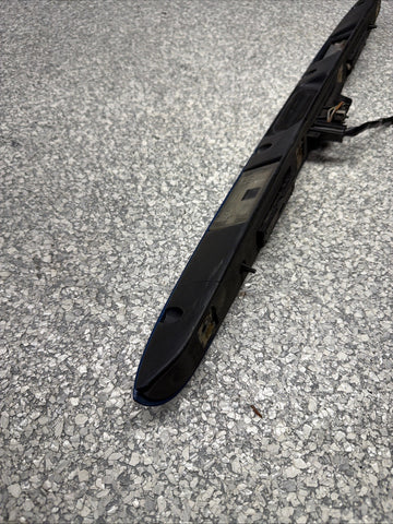 01-03 BMW E46 M3 Coupe Trunk Lid Grip Key Deck Handle Topaz Blue *Crack*