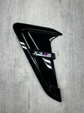 OEM BMW F97 X3M Left Driver Fender Grille Grill Vent Trim Air Duct Cover Black