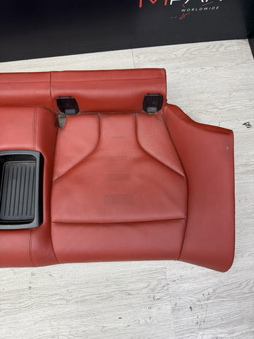 BMW F82 M4 Coupe 15-20 Rear Back Seats Cushion Sakhir Orange Leather Bench