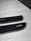 01-06 BMW E46 M3 Left Right Fender Vent Grilles Grills Trims Matte Black