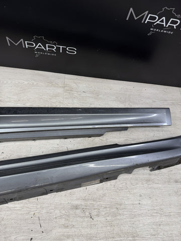 08-13 BMW E92 E93 M3 OEM Right Left Passenger Side Skirt Rocker Panels Gray