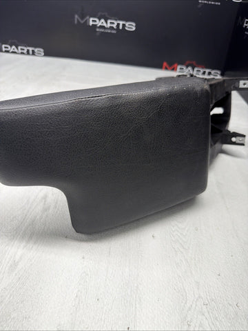 01-06 BMW E46 M3 Center Console Armrest Arm Rest Black Vinyl