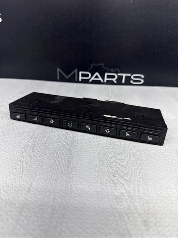 BMW E60 M5 06-10 OEM HEATED COOLED ACTIVE SEAT PARKING SWITCH BUTTON PANEL TRAY