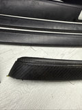 08-13 BMW E92 E93 M3 Interior Trim Set Carbon Leather OEM *4 Broken Tabs