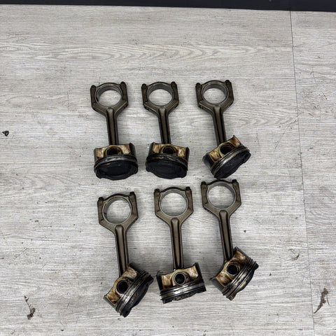 BMW OEM E36 M3 S52 PISTONS CONNECTING RODS SET 11251405702 11241247175