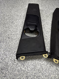 BMW E46 M3 Coupe B Pillars Trims Cover Black 330ci 325ci 328ci