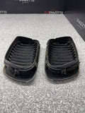 BMW 01-06 E46 M3 Front Kidney Grilles Gloss Black Set