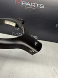 OEM 01-06 BMW E46 M3 Upper Lower Steering Wheel Trim Cover Plate Black
