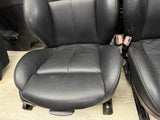 06-10 BMW E63 M6 Coupe Seats & Panels Leather Merino Seats Set Black 53k Miles