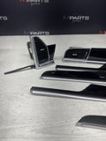 Porsche Macan 2018 BLACK PIANO Dash Dashboard Door Molding Panel Trim Set