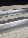 01-06 BMW E46 M3 Rocker Panel Side Skirts OEM Silver & Silver Grey Pair