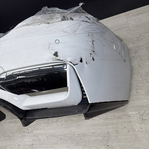 (PICKUP ONLY) 15-20 BMW F82 M4 Coupe Rear Bumper Original OEM Alpine White
