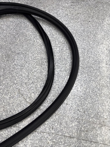 BMW E46 M3 01-06 Left Driver Side Door Weather Strip Seal Black OEM