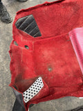 Honda S2000 S2K Full OEM Genuine Garnish Red Interior Floor Carpets