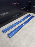 94-99 BMW E36 M3 M-TECH Side Skirts Rocker Panels Estoril Blue OEM 2233356