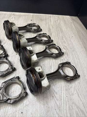 08-13 BMW F06 F10 F12 F13 M5 M6 V8 S63 Engine Pistons & Connecting Rods OEM Set