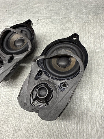 01-06 BMW E46 M3 HAES FRONT MID RANGE TWEETER SPEAKERS 65138374697