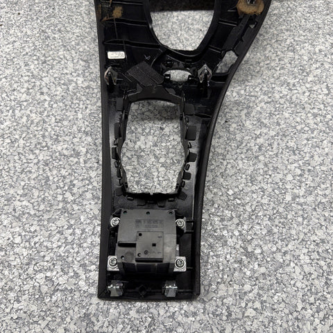 08-13 BMW E93 M3 OEM  Front Center Console Cover Leather DCT *Creasing*