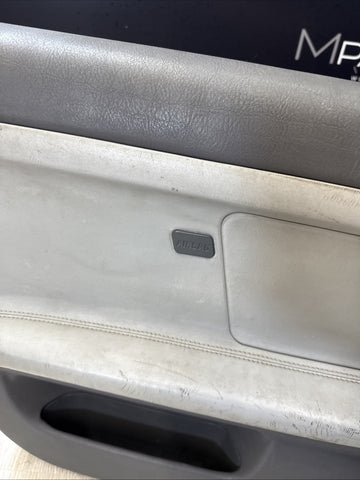 BMW E36 M3 95-99 Coupe Front Left Driver Door Card Panel Dove Grey Gray Vaders
