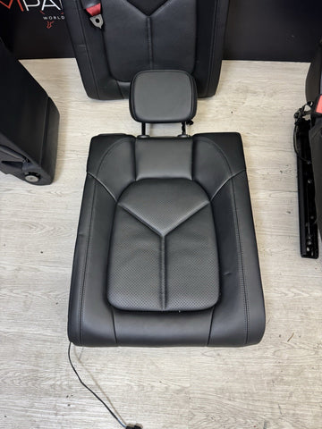 2015-2018 Porsche Macan Interior Set Front Rear Seats Pair Black Seat *Notes*