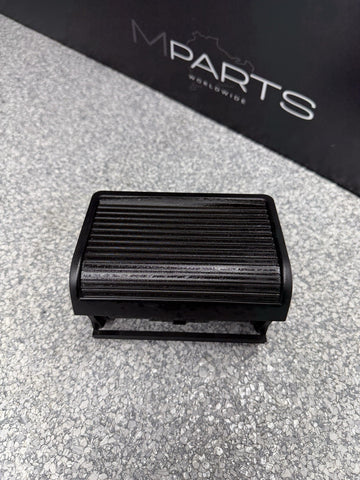 BMW 01-06 E46 325 330 M3 CENTER CONSOLE REAR STORAGE ASHTRAY ROLLUP TRAY BLACK