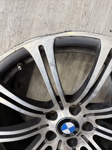 08-13 OEM BMW E90 E92 E93 M3 Rear 19” Wheel Rim Style 220M Silver 19x9.5 ET23
