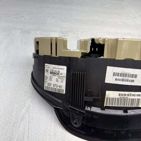 2001-2006 BMW E46 M3 Instrument Cluster Speedometer Spedometer SMG *Crack*