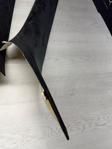 06-10 BMW E63 M6 COUPE Interior A-Pillar Trim Panel Pair L&R  ALCANTARA Set OEM