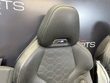 20-25 BMW F97 X3M Original Black Front Rear Door Interior Seats Complete *Rail