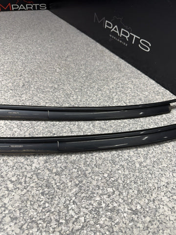 97-03 BMW E39 M5 Right & Left Roof Strip Drip Molding Trims Set Oem