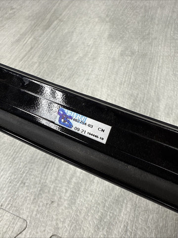BMW 21-26 G82 M4 Coupe Right Passenger Door Glass Roof Molding Gloss Black OEM
