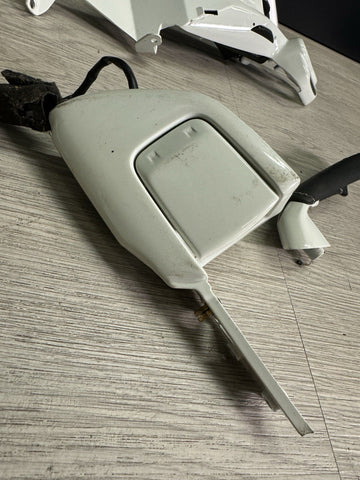 15-20 Ferrari 488 White Interior Dash Vents Trims Set