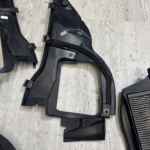 BMW E92 M3 08-13 Front  Lower Upper Top Cabin Micro Filter Housings Covers Oem