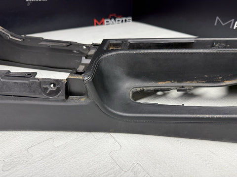 BMW 98-02 Z3 M Z3M Center Console Black Leather