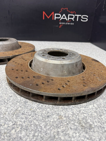 06-10 BMW E60 E63 E64 M5 M6 FRONT BRAKES DISCS ROTORS