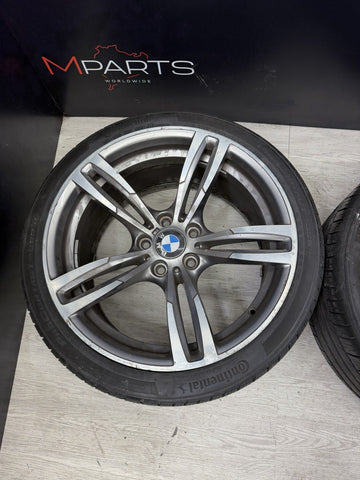 BMW 15-20 F80 F82 F83 M3 M4 Style 437M M Double Spoke Rims Wheels OEM *Notes*