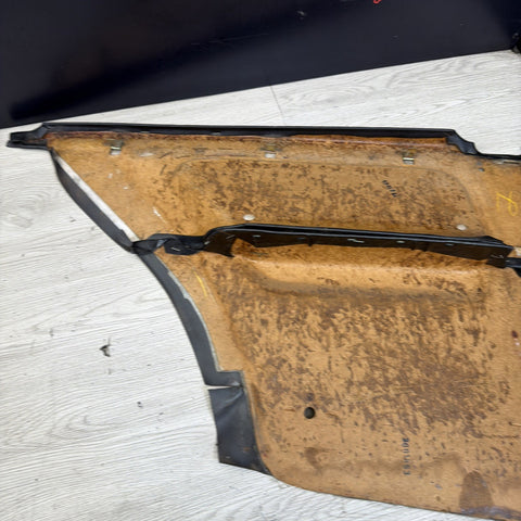 BMW E30 Coupe Right Side Rear Interior Door Card Panel Black 51431961290 *Notes*