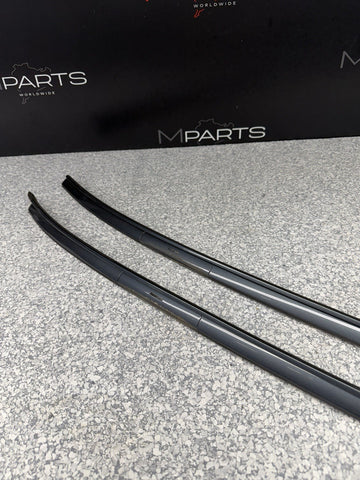 97-03 BMW E39 M5 Right & Left Roof Strip Drip Molding Trims Set Oem
