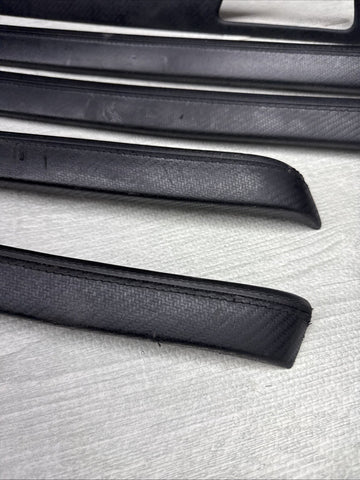 08-13 BMW E92 E93 M3 Interior Trim Set Carbon Leather OEM Genuine *4 Broken Tabs