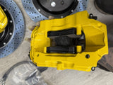 NEW 95-99 BMW E36 M3 BREMBO Big Brake Kit Yellow Calipers Rotors Set Plug Play