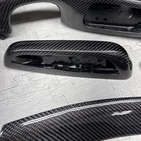 BMW E46 M3 01-06 Convertible Carbon Fiber Interior Trim Set 8 Piece