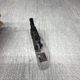 01-06 BMW E46 M3 Left Driver Head Light Washer Jet Cover 8256179 Alpine White
