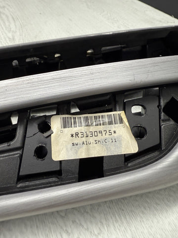 01-06 BMW E46 M3 Convertible Rear Armrest Armrests Black Silver Genuine 7585278