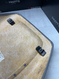 00-06 BMW E46 325 M3 COUPE FRONT SEAT BACK REST STORAGE PANEL OEM DOVE GREY