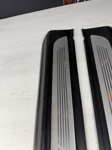 12-18 BMW M6 F12 Front Door Sills Cover Illuminated Trim Scuff Plate OEM *NOTE*